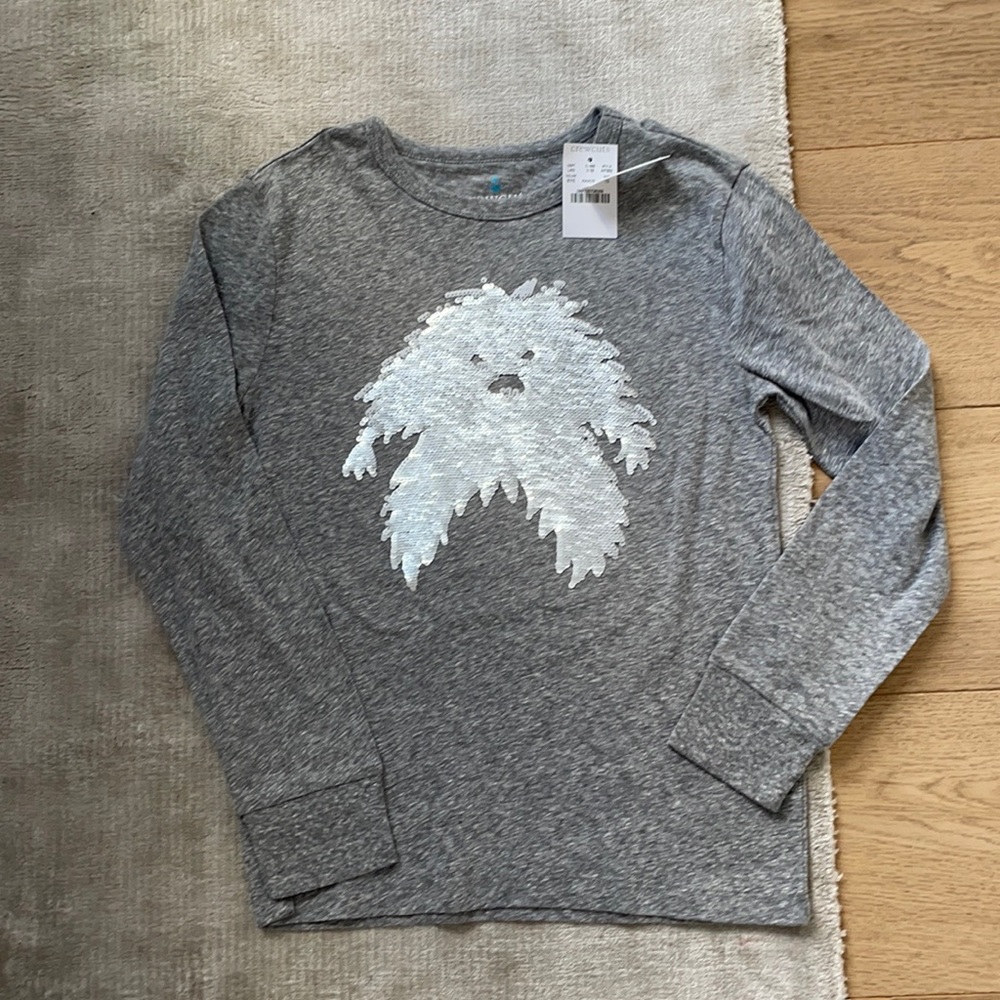 NWT Crewcuts Long Sleeve Grey T-Shirt